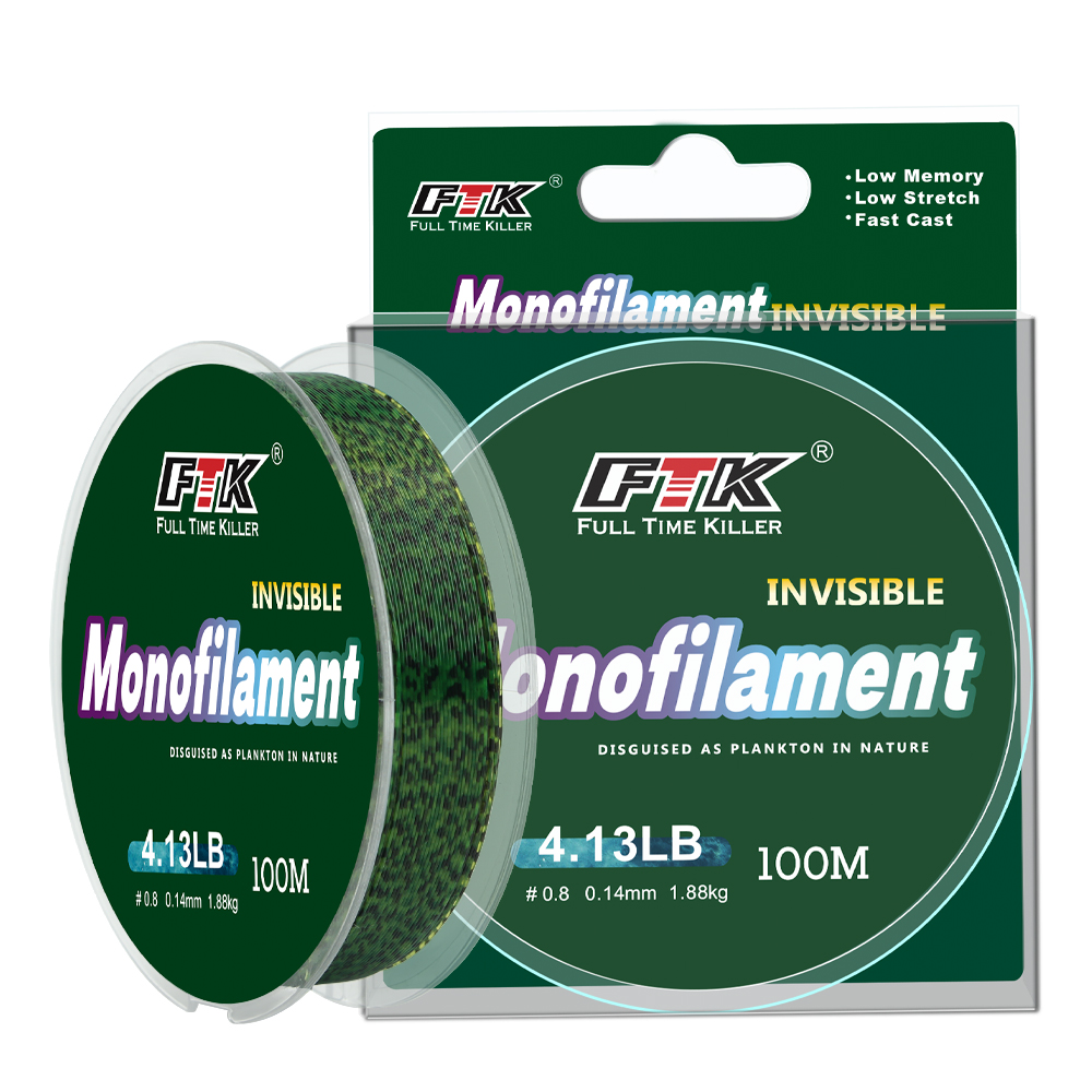 Ice Fishing Line - Super Strong Spotted Line 100m Invisible