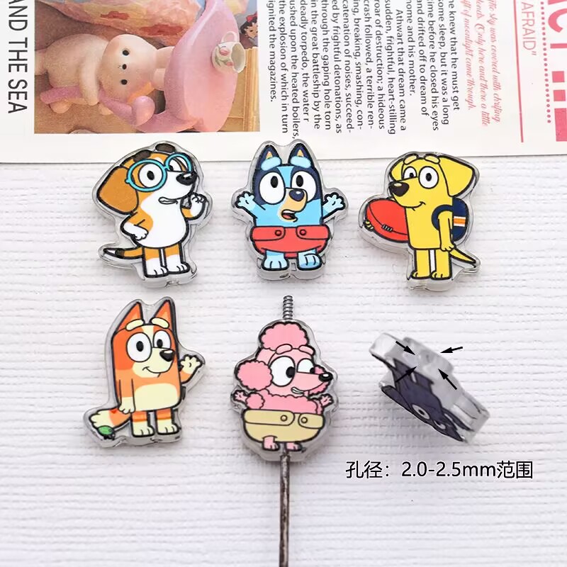10PCS cartoon dog acrylic DIY  - Penn Reel Fierce ulasan dan harga