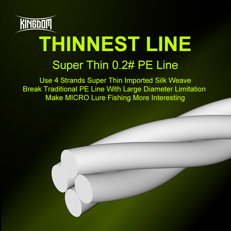 Kingdom THINNEST LINE Super Th - Ice Fishing Line ulasan dan harga
